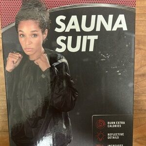 NWT Sauna Suit small /medium Black